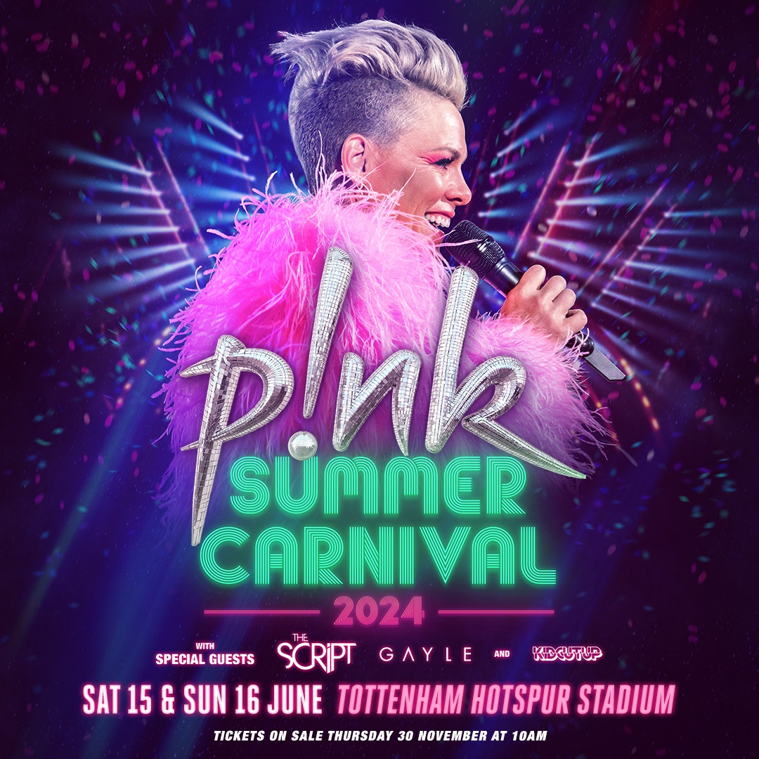 Pink Summer Carnival Setlist 2024 Australia Calypso