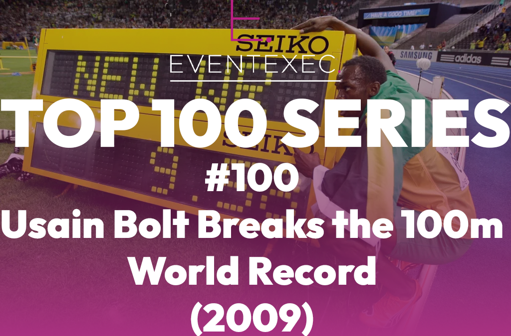 Top 100 Sporting Moments – #100 Usain Bolt Breaks the 100m World Record (2009)